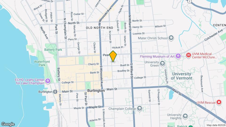 38 S Union St, Unit 38 South Union Street Map and Location Details