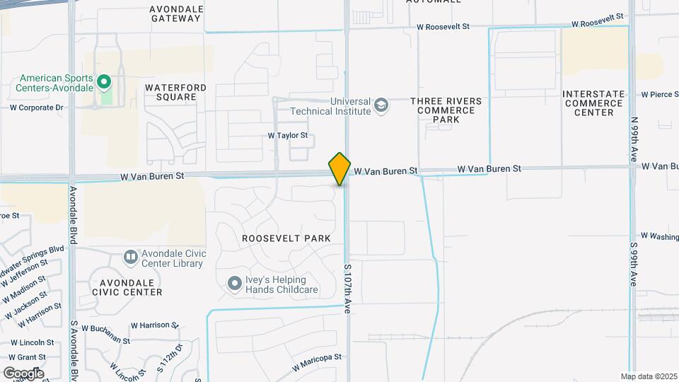 217 N 107th Dr Map and Location Details