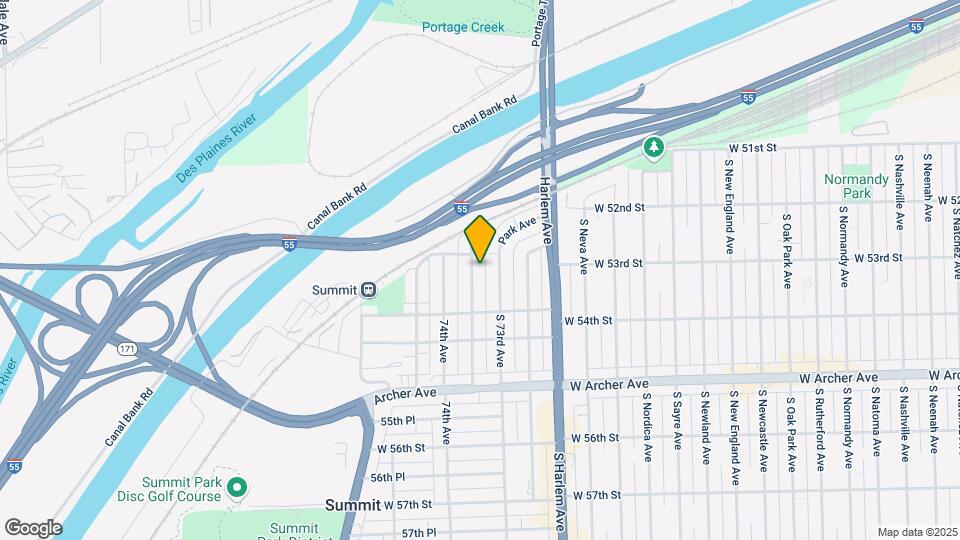 5315 S 73rd Ct Map and Location Details