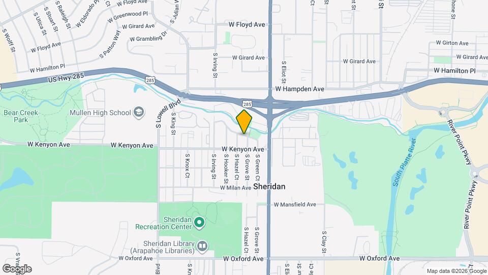 3110 W Bear Creek Dr Map and Location Details