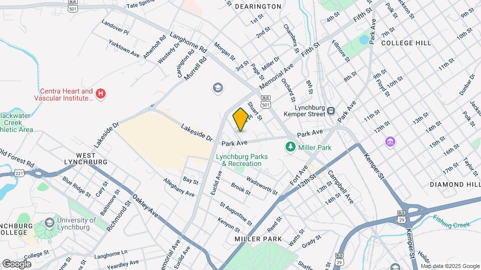 626 Park Ln Map and Location Details