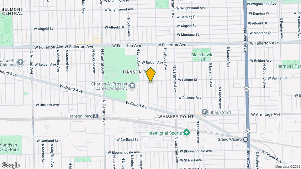 2149 N Lorel Ave Map and Location Details