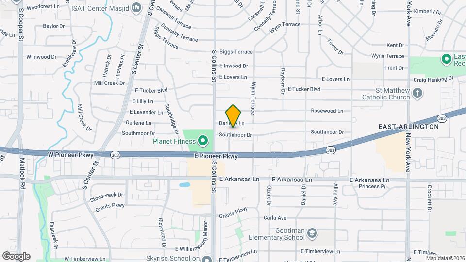 1007 Southmoor Dr Map and Location Details