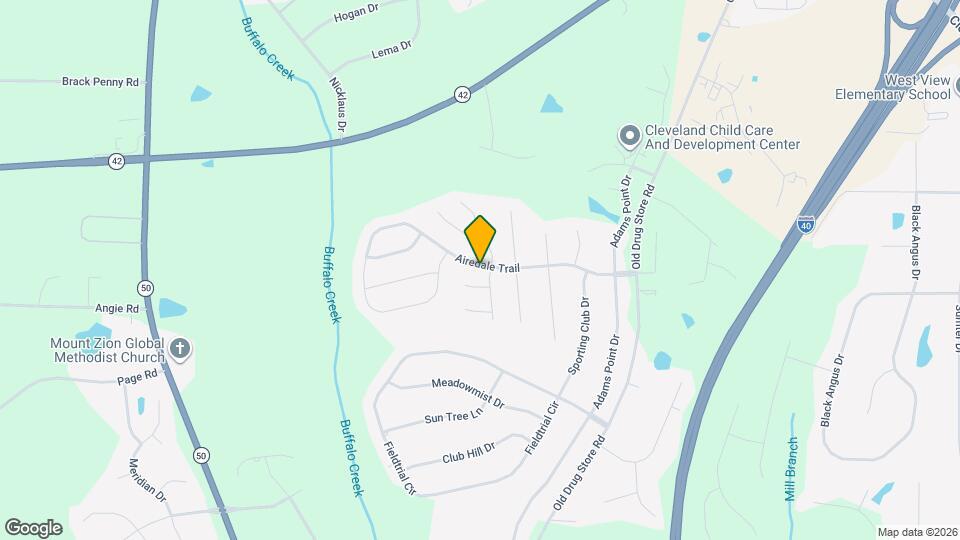 339 Airedale Trail Map and Location Details