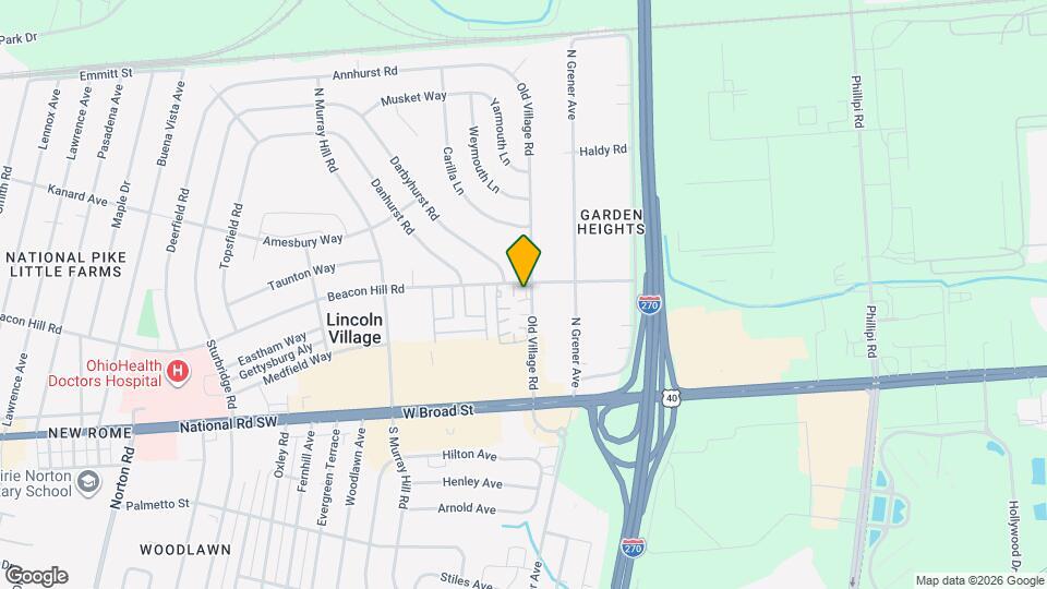 Lincoln Green Apartments Map and Location Details