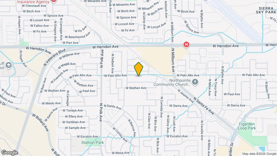 5183 W Palo Alto Ave Map and Location Details