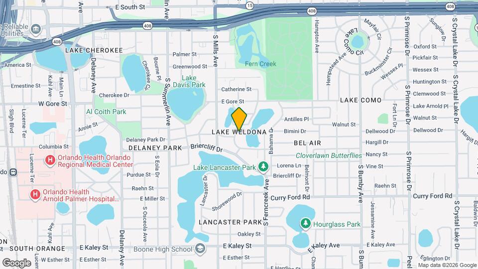 1081 Lake Weldona Dr Map and Location Details