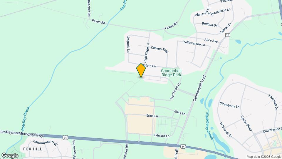 1034 Gillespie Ln Map and Location Details