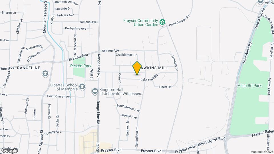 2812 Lake Park Rd Map and Location Details