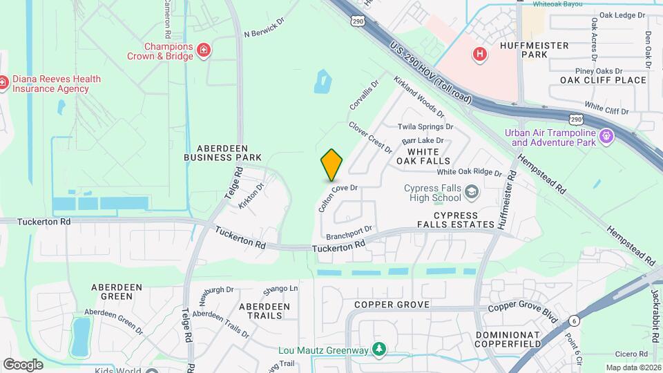 21342 Colton Cove Dr Map and Location Details