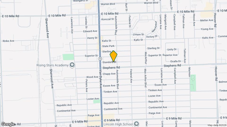 8126 Standard St Map and Location Details