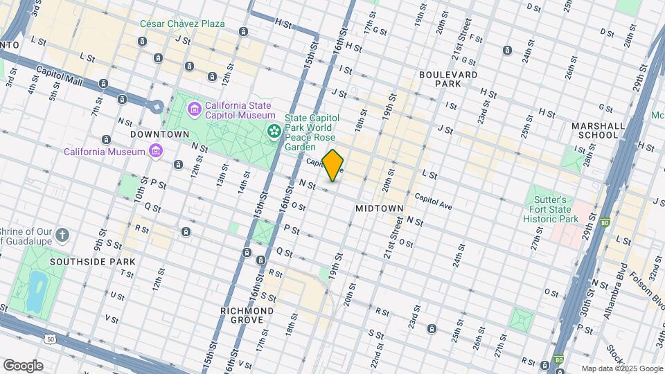 1731 N St Map and Location Details