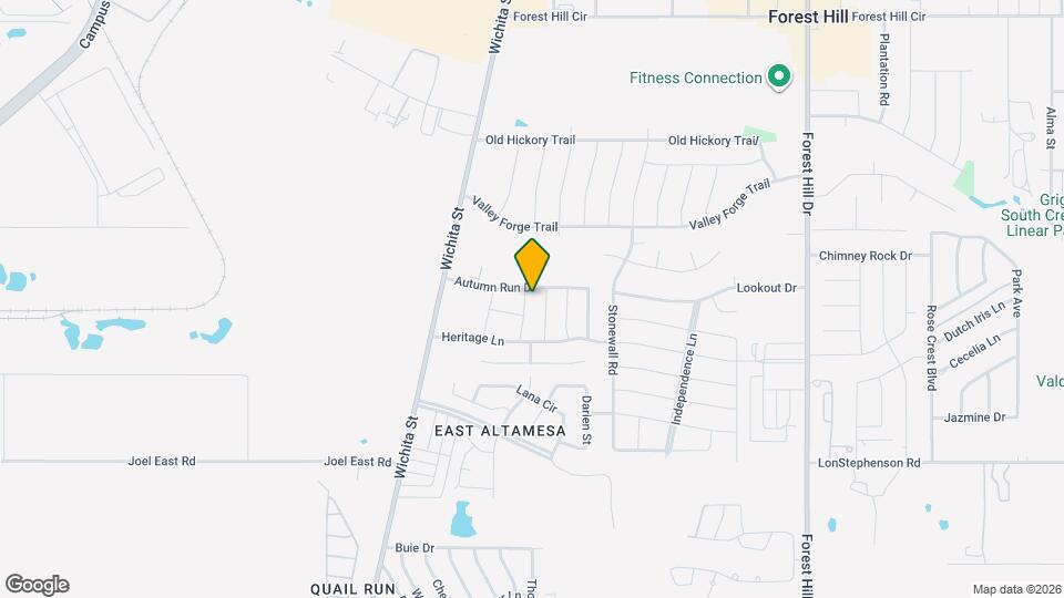 7205 Autumn Moon Dr Map and Location Details