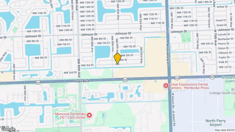 8570 NW 3rd St Mapa y Detalles de la Ubicación