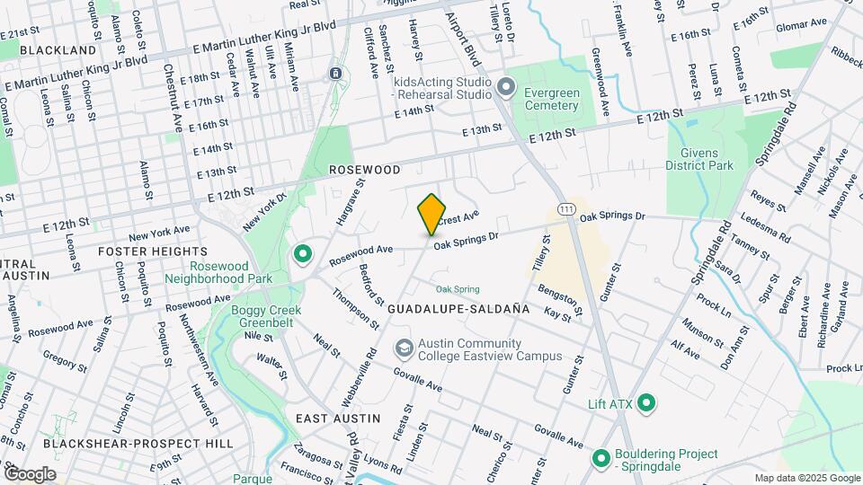 1161 Ridgeway Dr Mapa y Detalles de la Ubicación