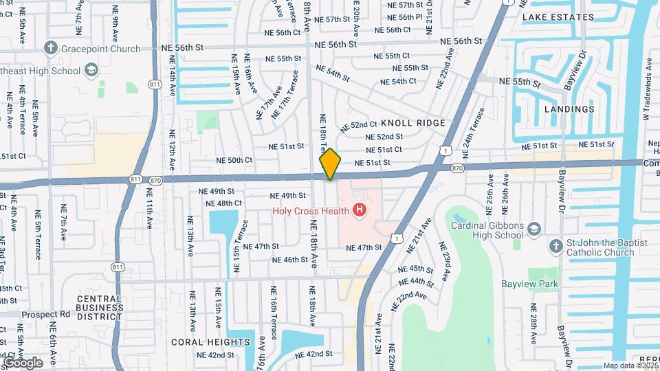 4910 NE 18th Ter Map and Location Details