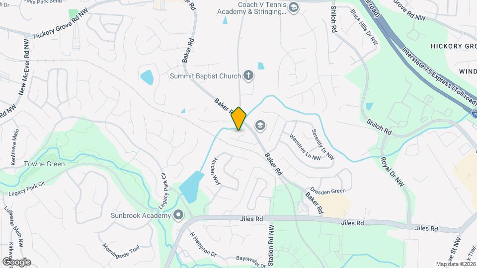 4163 Baker Station Ct Map and Location Details