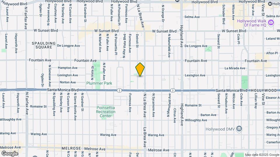 1148 N Detroit St Map and Location Details