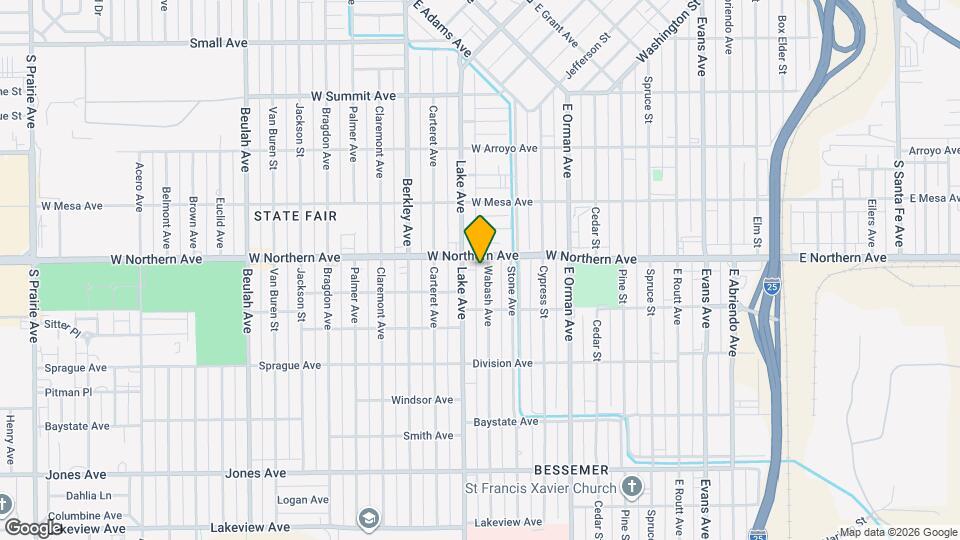 1309 Wabash Ave Map and Location Details