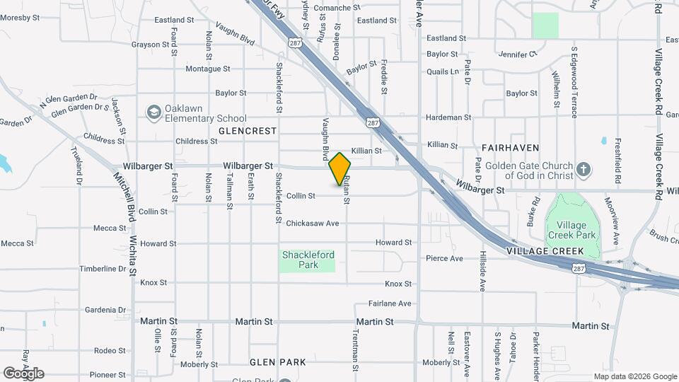 3817 Collin St Map and Location Details