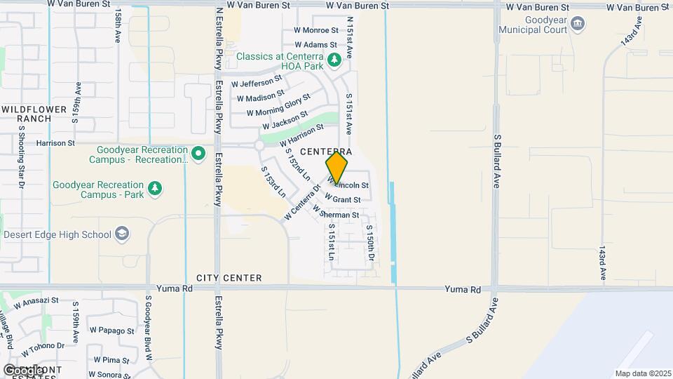 15163 W Lincoln St Map and Location Details