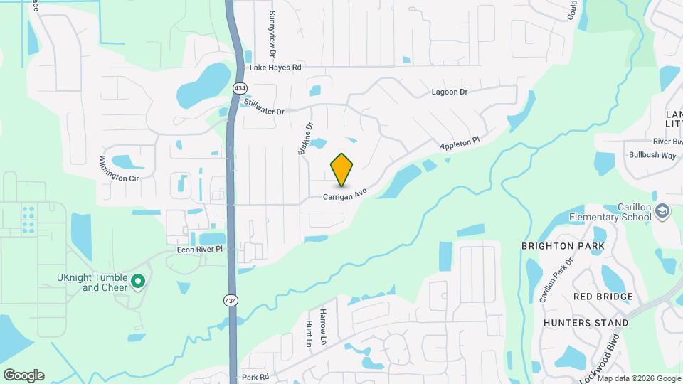 580 Carrigan Ave Map and Location Details