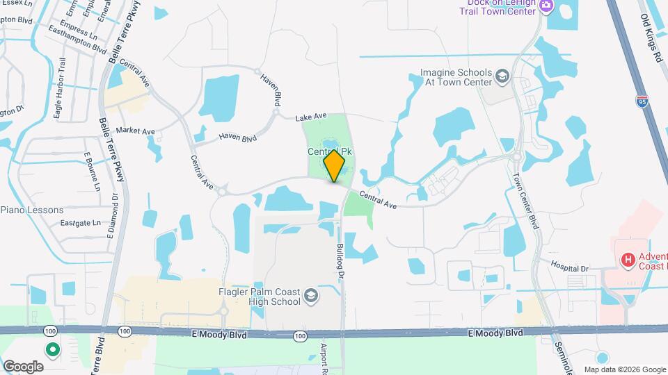 Palm Coast Town Center Mixed Use Comm Lot Mapa y Detalles de la Ubicación