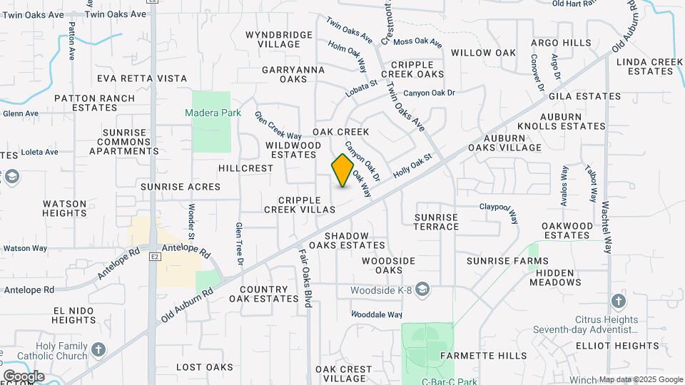 8141 Forest Oak Way Map and Location Details