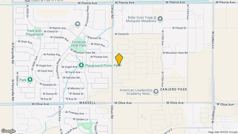 17824 W Vogel Ave Map and Location Details