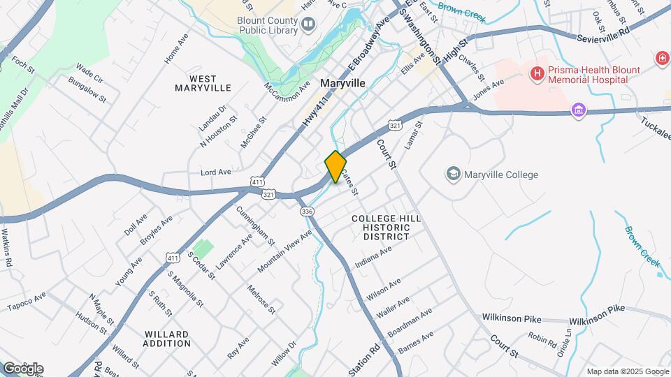 320 Carter Ave Map and Location Details