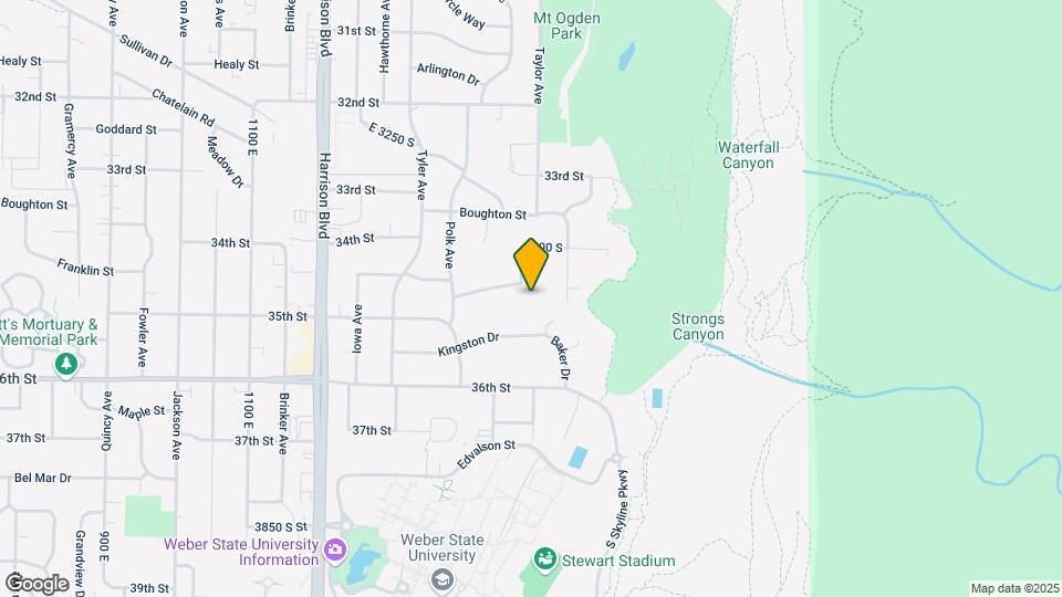 1497 Oakridge Dr Map and Location Details