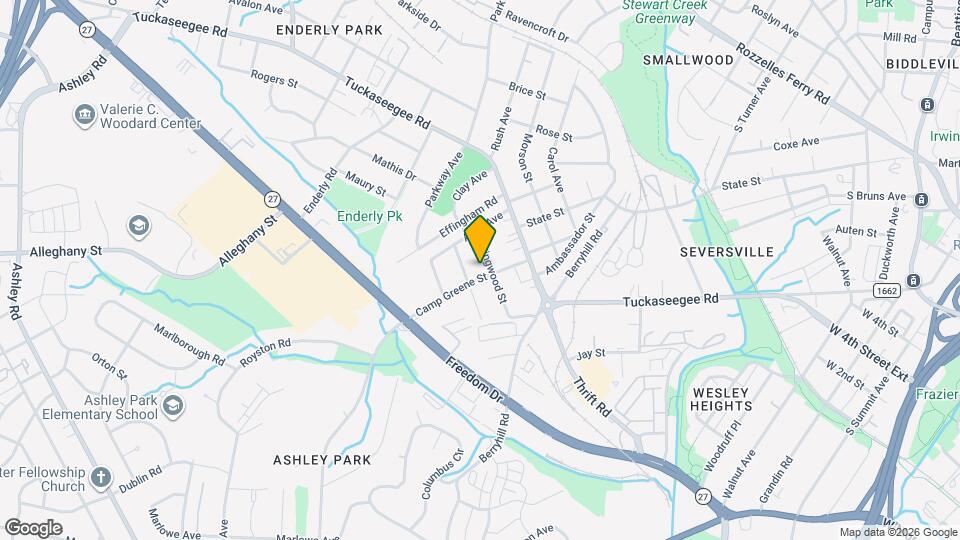 1308 Camp Greene St, Unit 1R Map and Location Details