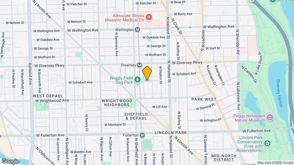915-925 W Schubert Ave Map and Location Details