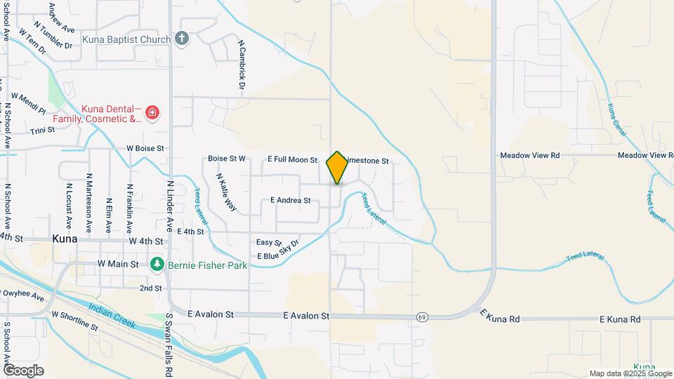 635 N Quartz Ave Map and Location Details
