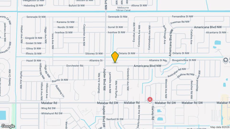 861 Americana Blvd NW Mapa y Detalles de la Ubicación