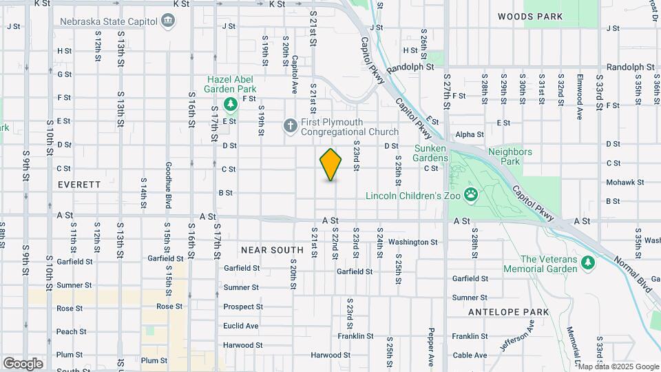 1235 South 22nd Street Map and Location Details