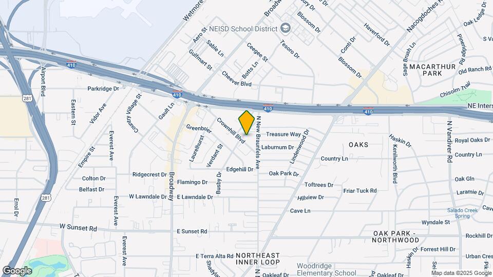 8401 N New Braunfels Ave, Unit 223 Map and Location Details