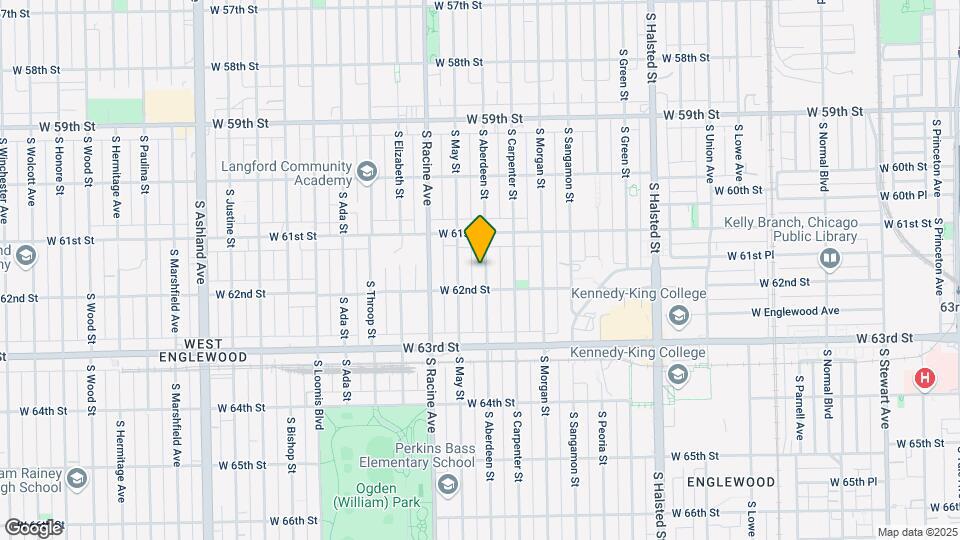 6140 S Aberdeen St Map and Location Details