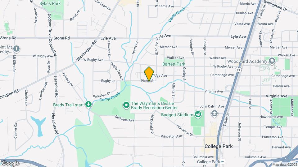 2124 Park Terrace Map and Location Details