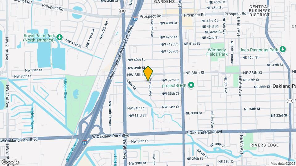 3691 NW 5th Ave Map and Location Details