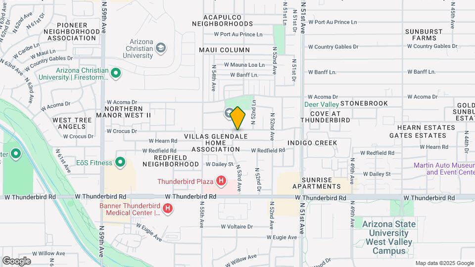 5249 W Crocus Dr Map and Location Details