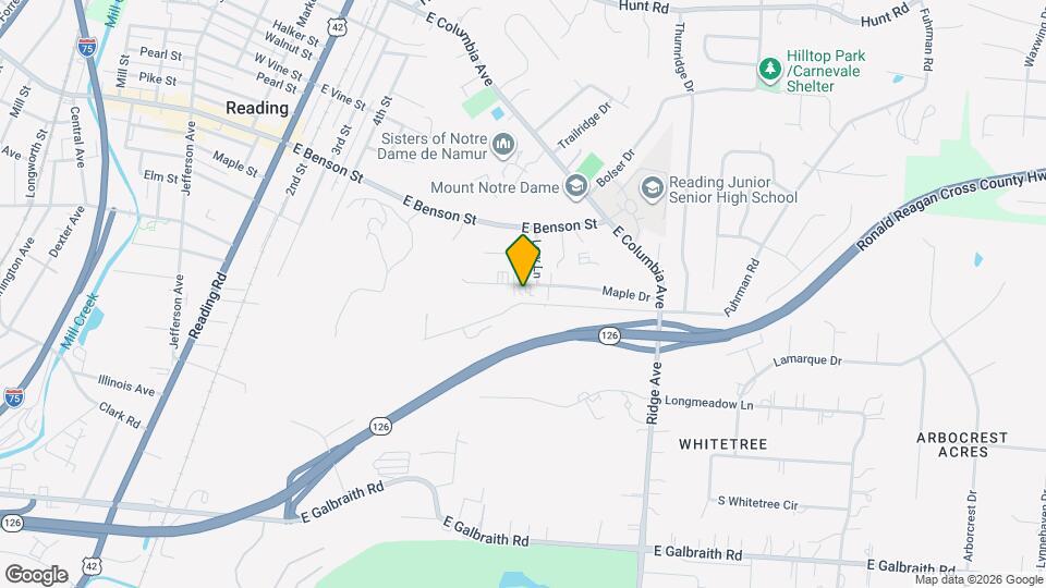 637 Maple Dr, Unit B Map and Location Details