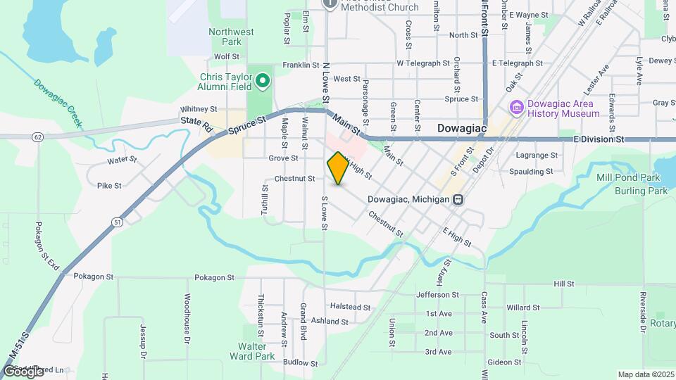 419 Chestnut St Map and Location Details