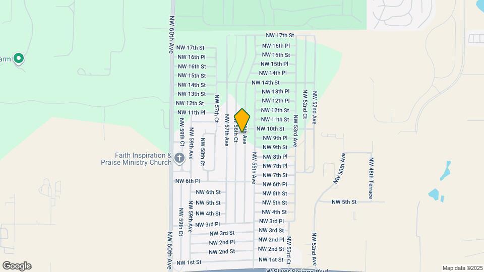960 NW 56th Ave Map and Location Details