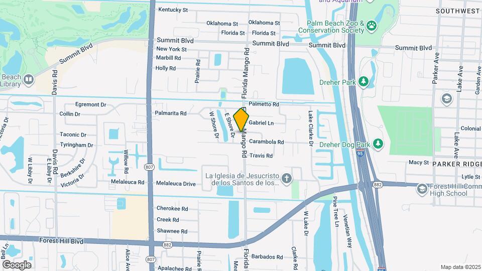 2520 Myrica Rd Map and Location Details