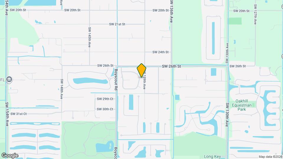 2750 SW 140th Terrace Map and Location Details