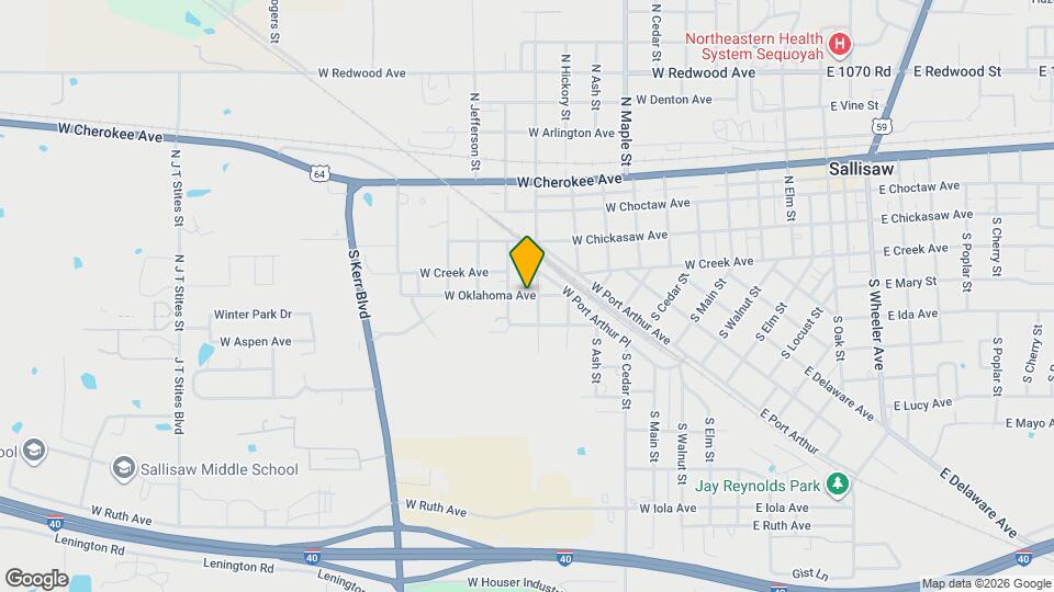 902 W Oklahoma Ave Map and Location Details