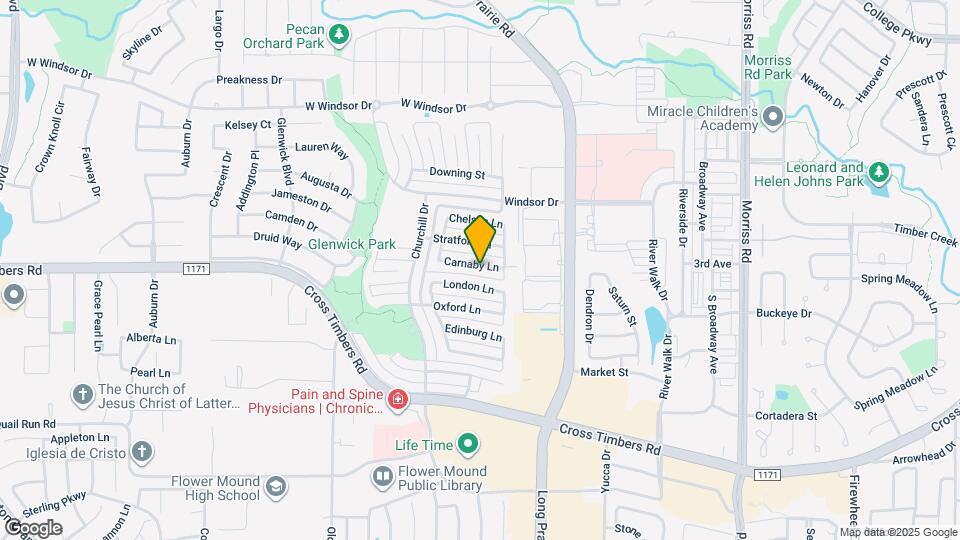 2817 Carnaby Ln Map and Location Details
