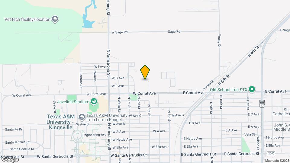 411 W A Ave Map and Location Details