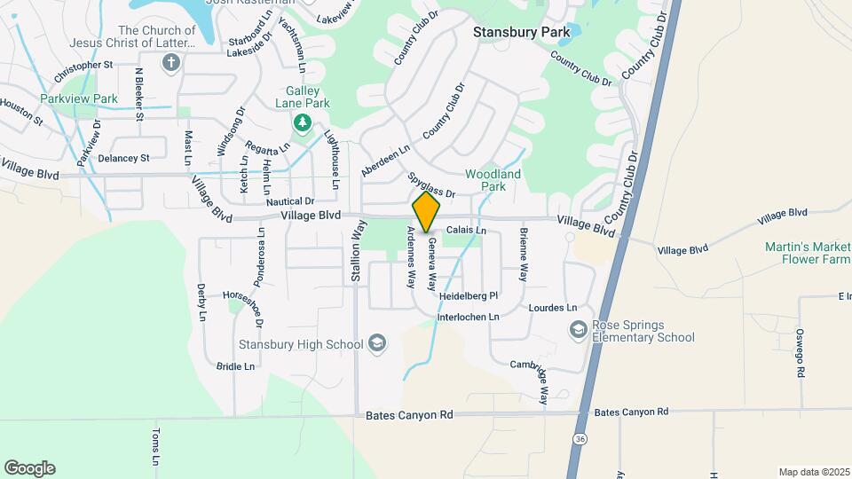 5551 Geneva Way Map and Location Details
